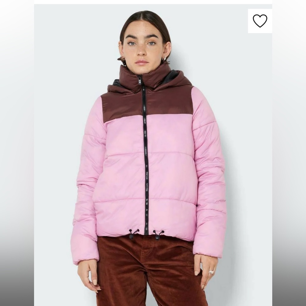 Noisy May LS Padded Colorblock Hood Jacket